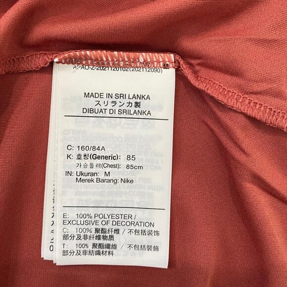 NWT Nike Running Swoosh Women's Short Sleeve T-Shirts Canyon Rust Size S-XL - Picture 7 of 8